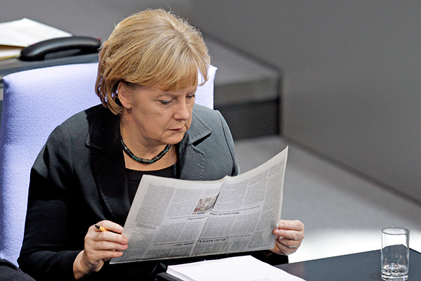немецкая пресса Меркель