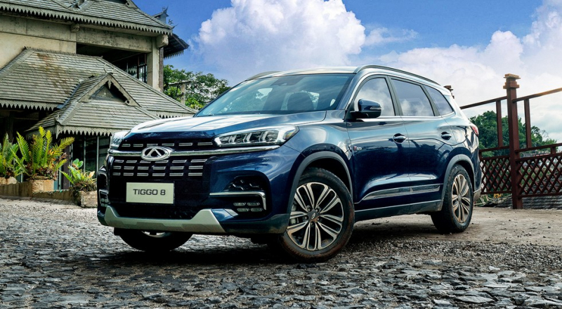 Обновлённый Chery Tiggo 8 стартует в РФ с топ-версии: у кроссовера остался один мотор