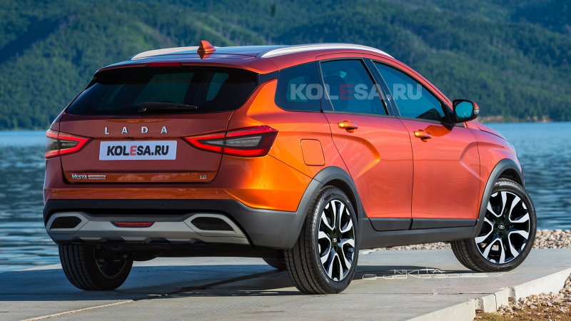 Рестайлинговая Lada Vesta SW Cross: новые изображения