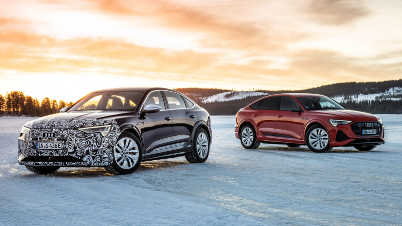 Ещё одна «восьмёрка»: Audi e-tron вместе с рестайлингом получит новое имя