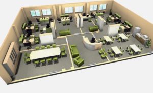 Особенности проектирования офисных помещений