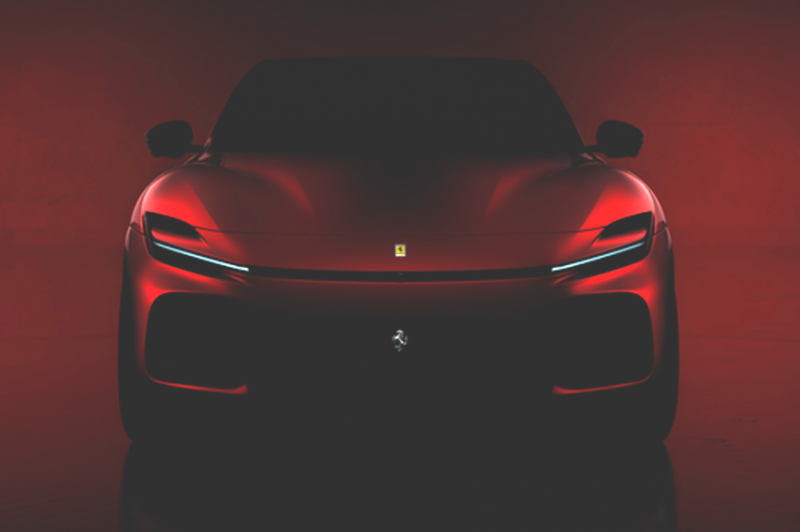 Первый кроссовер Ferrari: SUV показали на официальном тизере, хотя его внешность уже раскрыта