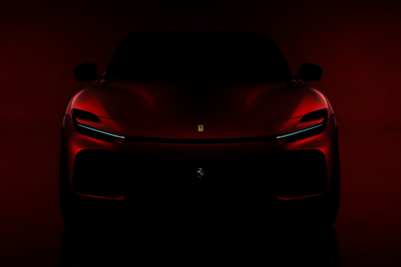 Первый кроссовер Ferrari: SUV показали на официальном тизере, хотя его внешность уже раскрыта