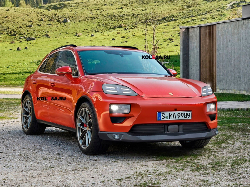 Porsche готовит новый Macan: новое изображение «зелёного» кроссовера