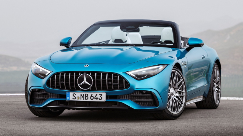 Базовый Mercedes-AMG SL 43: четыре цилиндра, задний привод и пассивная подвеска