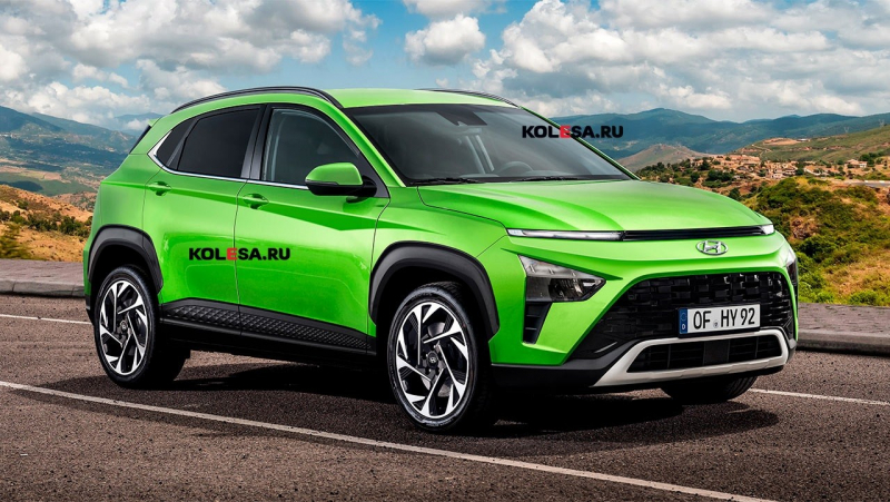 Hyundai готовит Kona следующего поколения: первое изображение кроссовера