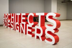 Объемные буквы в рекламе