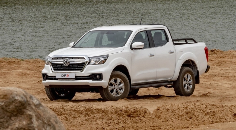 До России добрался пикап Dongfeng DF6, брат Nissan Navara: названа цена