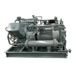 Установка компрессора для метана