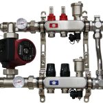 Монтаж коллектора теплого пола: схема подключения