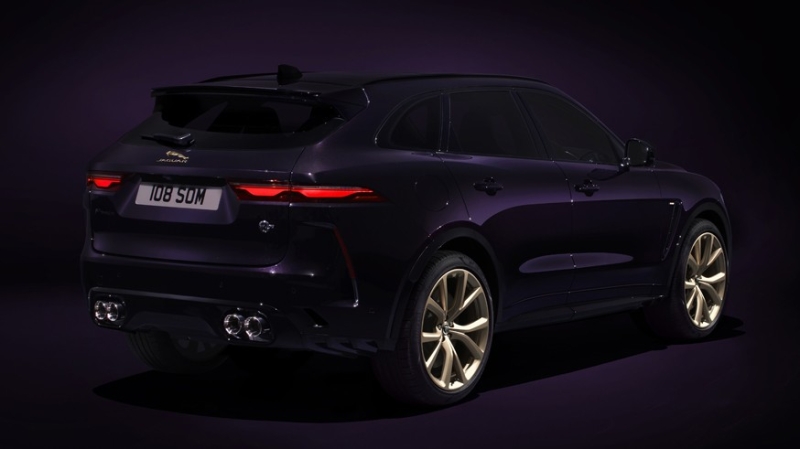 Jaguar F-Pace SVR Edition 1988: аметистовый кузов, золотистый декор и стандартная техника