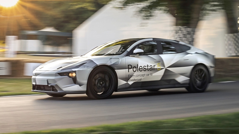 Спортседан Polestar 5 показал свою мощь в Гудвуде: 884 л.с. и технологии суперкаров