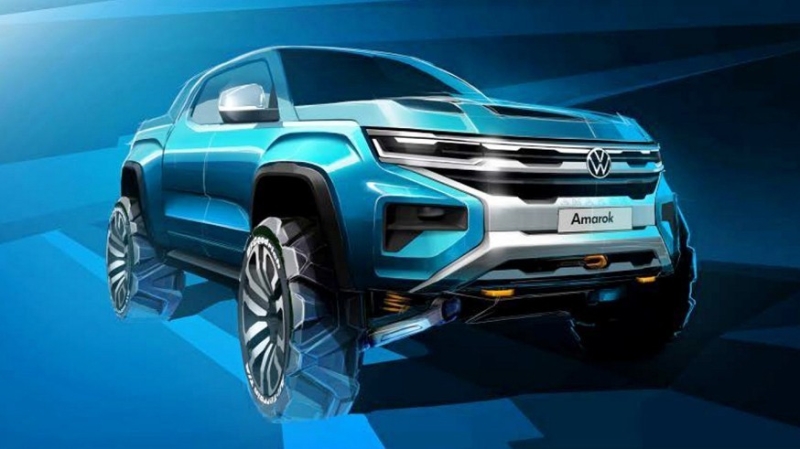 У родственного Форду нового Volkswagen Amarok становится меньше секретов: показан салон