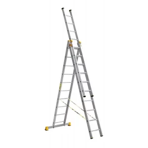 Варианты использования трехсекционных лестниц