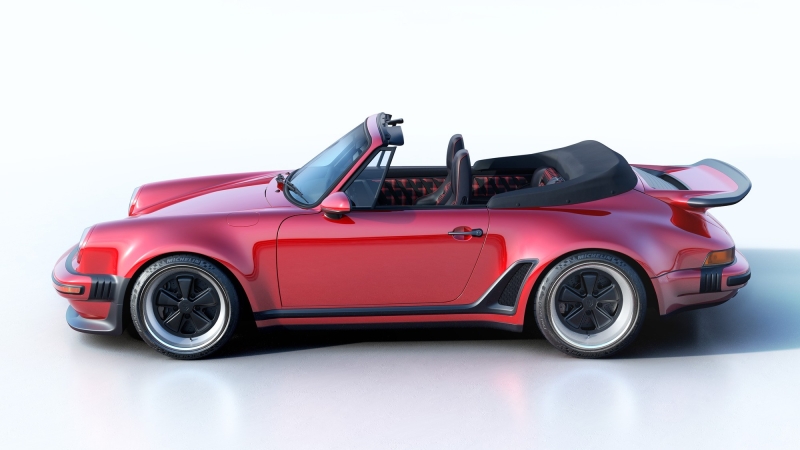 Ещё одна классика в углепластике: представлен 517-сильный Singer Turbo Study Cabriolet