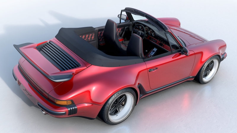 Ещё одна классика в углепластике: представлен 517-сильный Singer Turbo Study Cabriolet