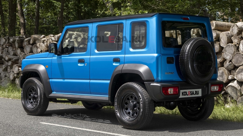 Пятидверный Suzuki Jimny: новые изображения