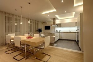 Световое оформление квартиры-студии