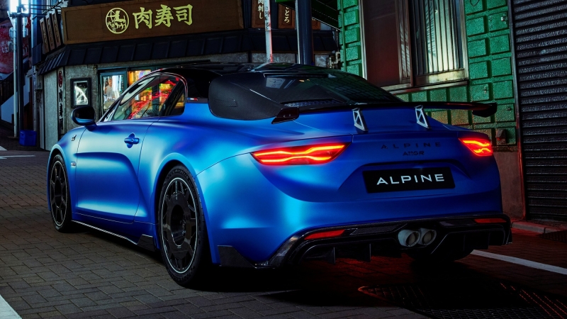 Alpine A110 R: хардкорная версия купе с доработанным шасси и углепластиковым обвесом