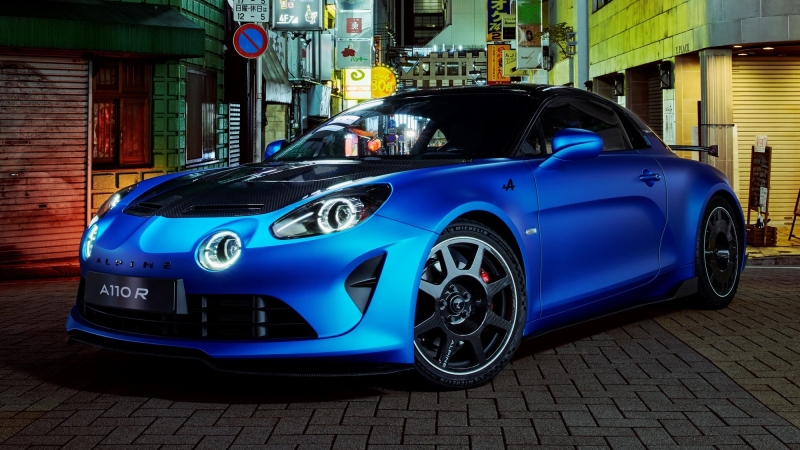 Alpine A110 R: хардкорная версия купе с доработанным шасси и углепластиковым обвесом