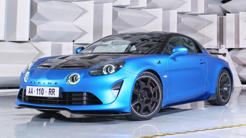 Alpine A110 R: хардкорная версия купе с доработанным шасси и углепластиковым обвесом