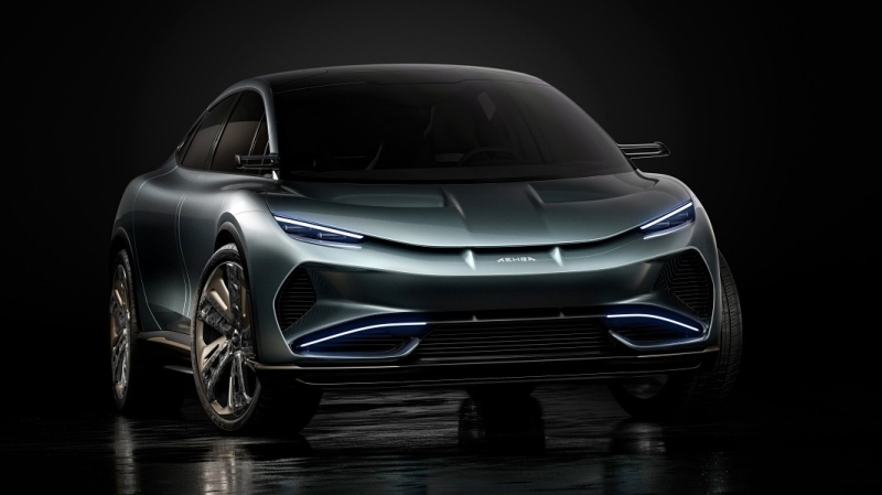 Aehra SUV: итальянский конкурент Lotus Eletre с однообъёмным кузовом и дверями-бабочками