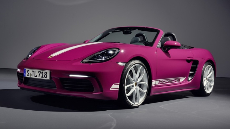 Porsche 718 Boxster и 718 Cayman Style Edition: иной декор и новый яркий цвет