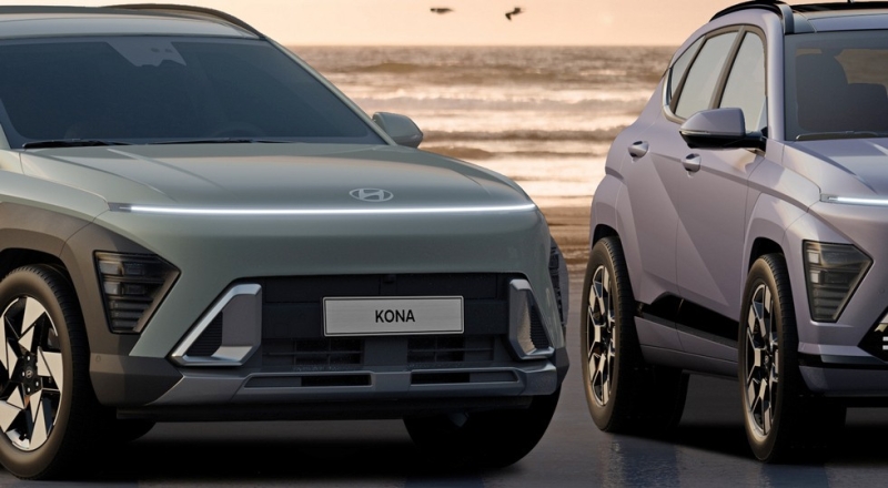 Кроссовер Hyundai Kona получил ещё более смелый дизайн в новом поколении