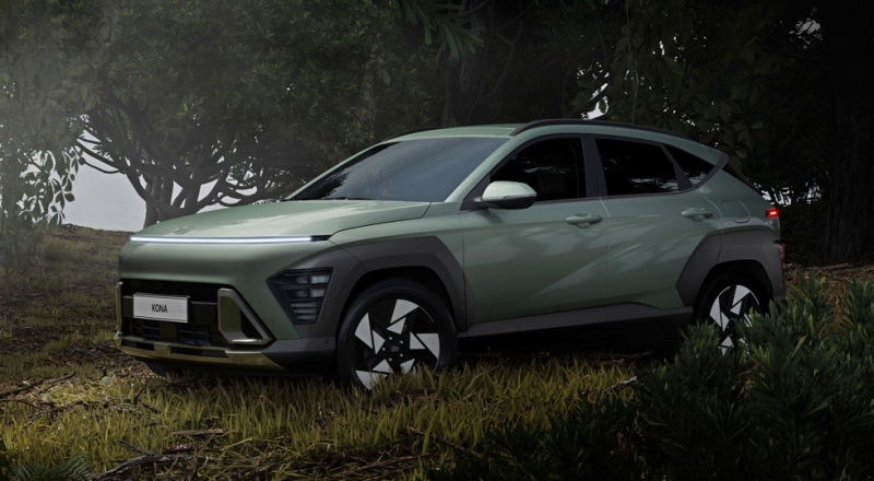 Кроссовер Hyundai Kona получил ещё более смелый дизайн в новом поколении