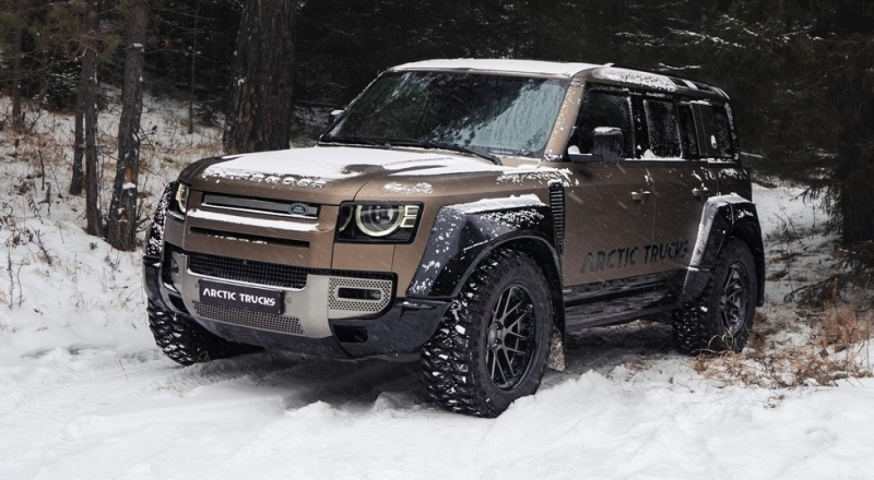 Land Rover Defender представлен в России в «экстремальной» версии от Arctic Trucks