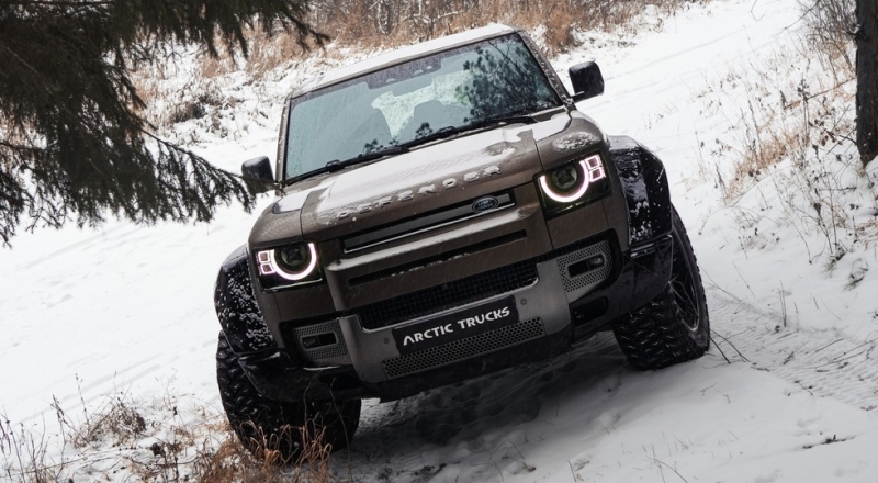 Land Rover Defender представлен в России в «экстремальной» версии от Arctic Trucks