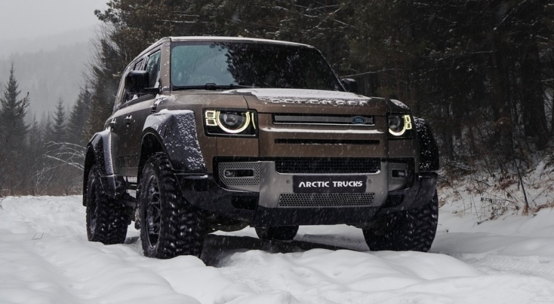 Land Rover Defender представлен в России в «экстремальной» версии от Arctic Trucks