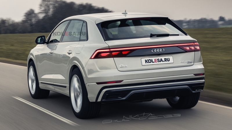 Обновлённый Audi Q8: первые изображения
