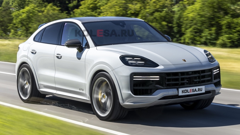 Рестайлинговый Porsche Cayenne Coupe: новые изображения