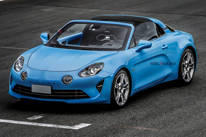 У Alpine A110 может появиться версия в кузове Targa: первое изображение