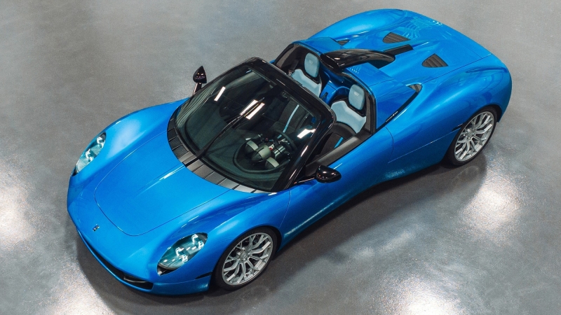 Gordon Murray T.33 Spider: аналоговая эстетика, атмосферный V12 и съёмная жёсткая крыша