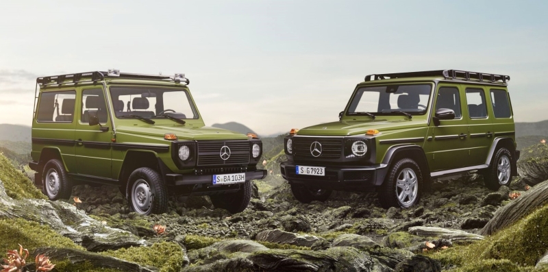 На пике славы: выпущен полумиллионный Mercedes-Benz G-Class в винтажной ливрее