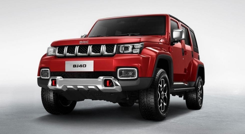 Доступный и в России внедорожник BAIC BJ40 в новом поколении избавится от мотивов Wrangler