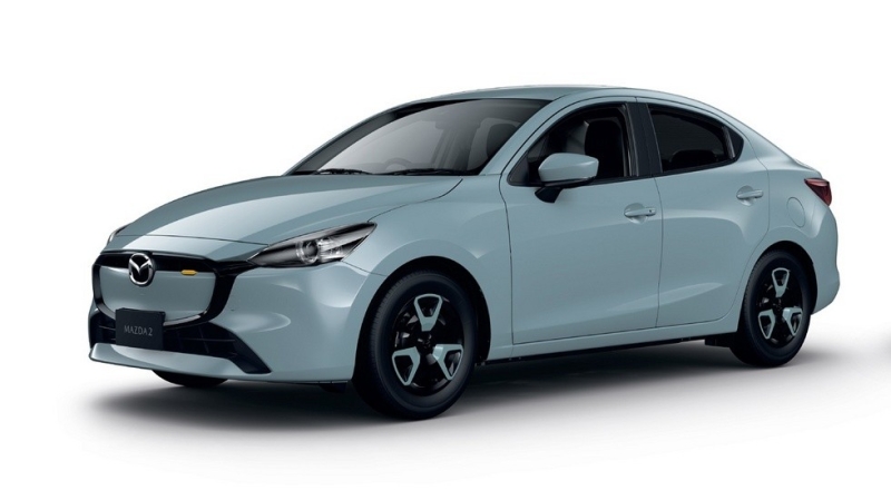 Седан Mazda2 пережил рестайлинг: два «лица», дороже Nissan Almera, зато с дизелем