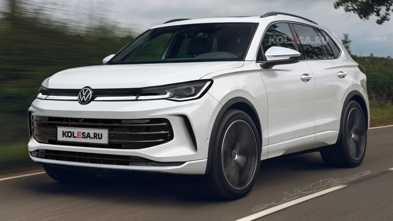 Volkswagen Tiguan третьего поколения: новые изображения