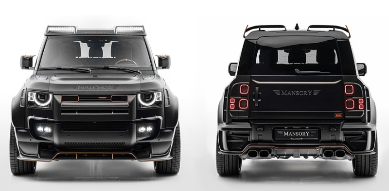 Mansory Defender Black Edition: располневший от карбона кузов и форсированный V8