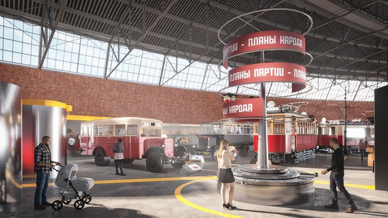Уникальную транспортную технику можно будет увидеть на VR-прогулке по Музею Транспорта Москвы