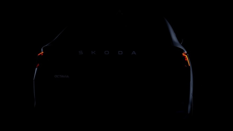 Рестайлинговая Skoda Octavia показалась в новом видео