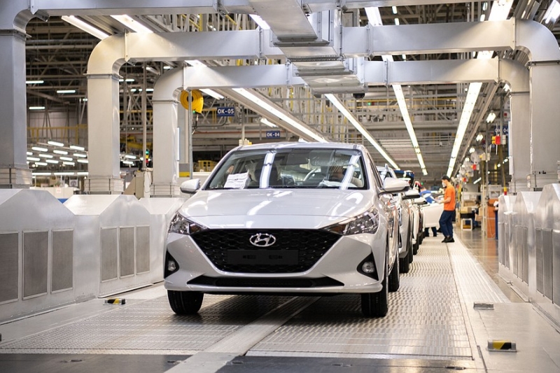 Российский завод Hyundai вернулся к работе через два года простоя