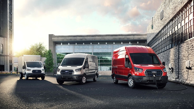 Обновлённый Ford E-Transit для США: более ёмкая батарея и двухканальная зарядка