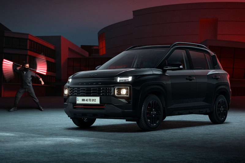 Бюджетный кроссовер Hyundai Exter отпраздновал год на рынке особой версией Knight