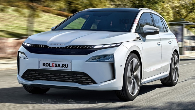 Новый кроссовер Skoda Elroq: первые изображения