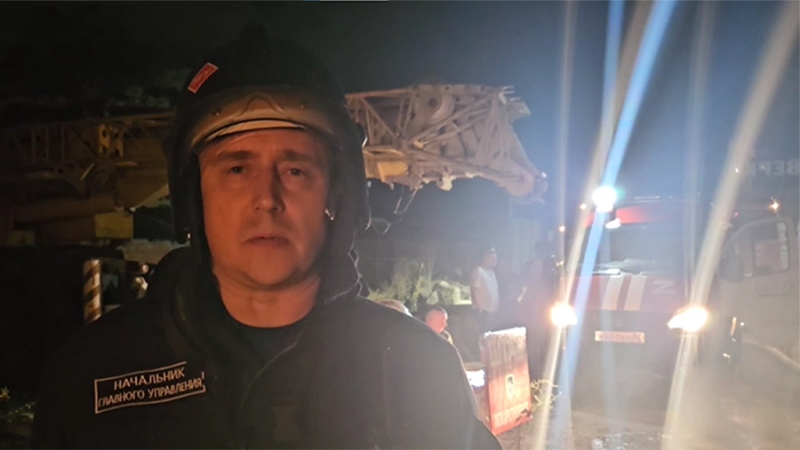 Пожар в торговом центре в Симферополе локализован