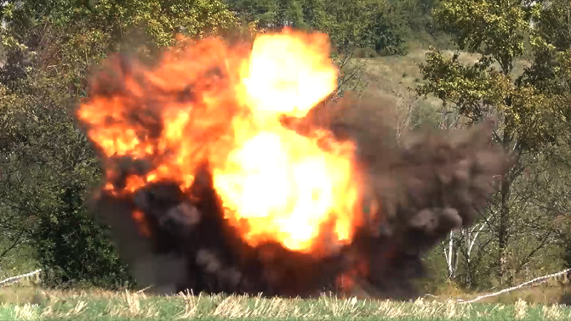 Инженеры Росгвардии обезвредили неразорвавшийся боеприпас вблизи Курской АЭС