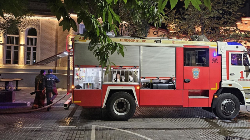 Пожар в строящейся школе на Кубани ликвидирован